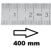 HORIZONTAL FLEXIBLE RULE CLASS II LEFT TO RIGHT 400 MM SECTION 18x0,5 MM<BR>REF : RGH96-G2400C0M0